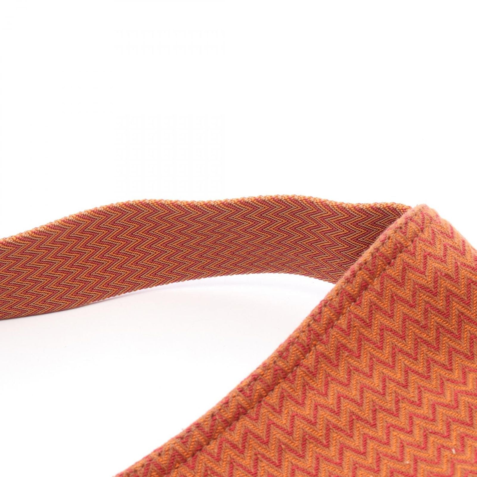 Hermes Shoulder Bag Sac Panthere Ju Orange Canvas — view 7