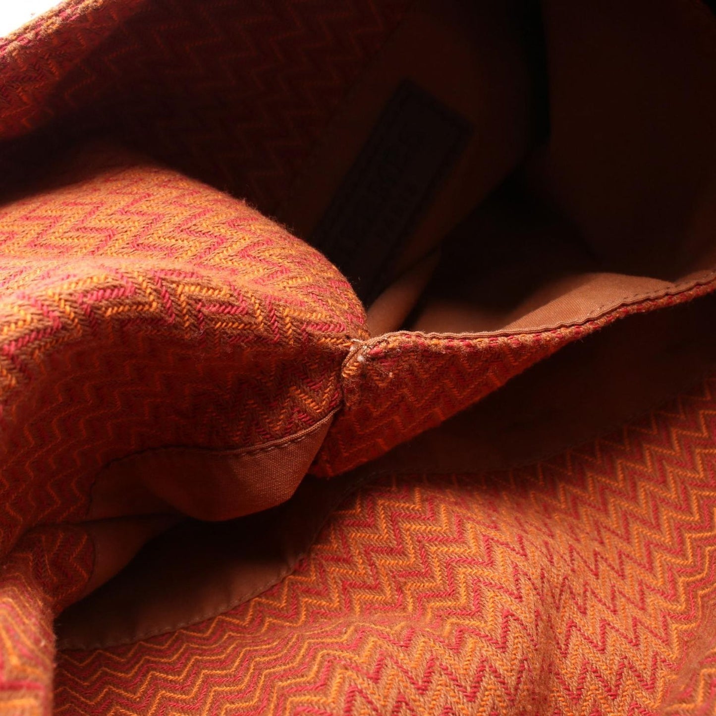 Hermes Shoulder Bag Sac Panthere Ju Orange Canvas — view 5