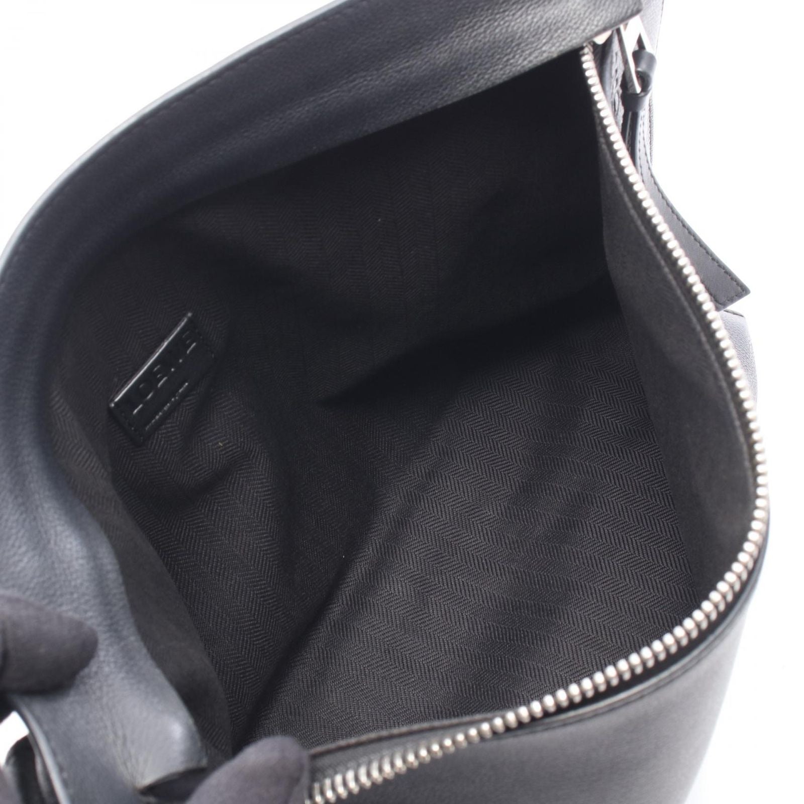 Loewe Shoulder Bag T Messenger Black Leather — view 3