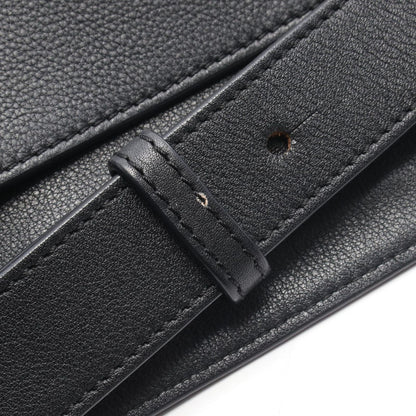 Loewe Shoulder Bag T Messenger Black Leather — view 8