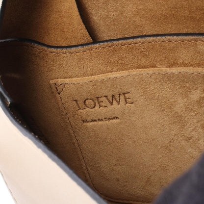 Loewe Shoulder Bag Navy Gray Ju Leather — view 4