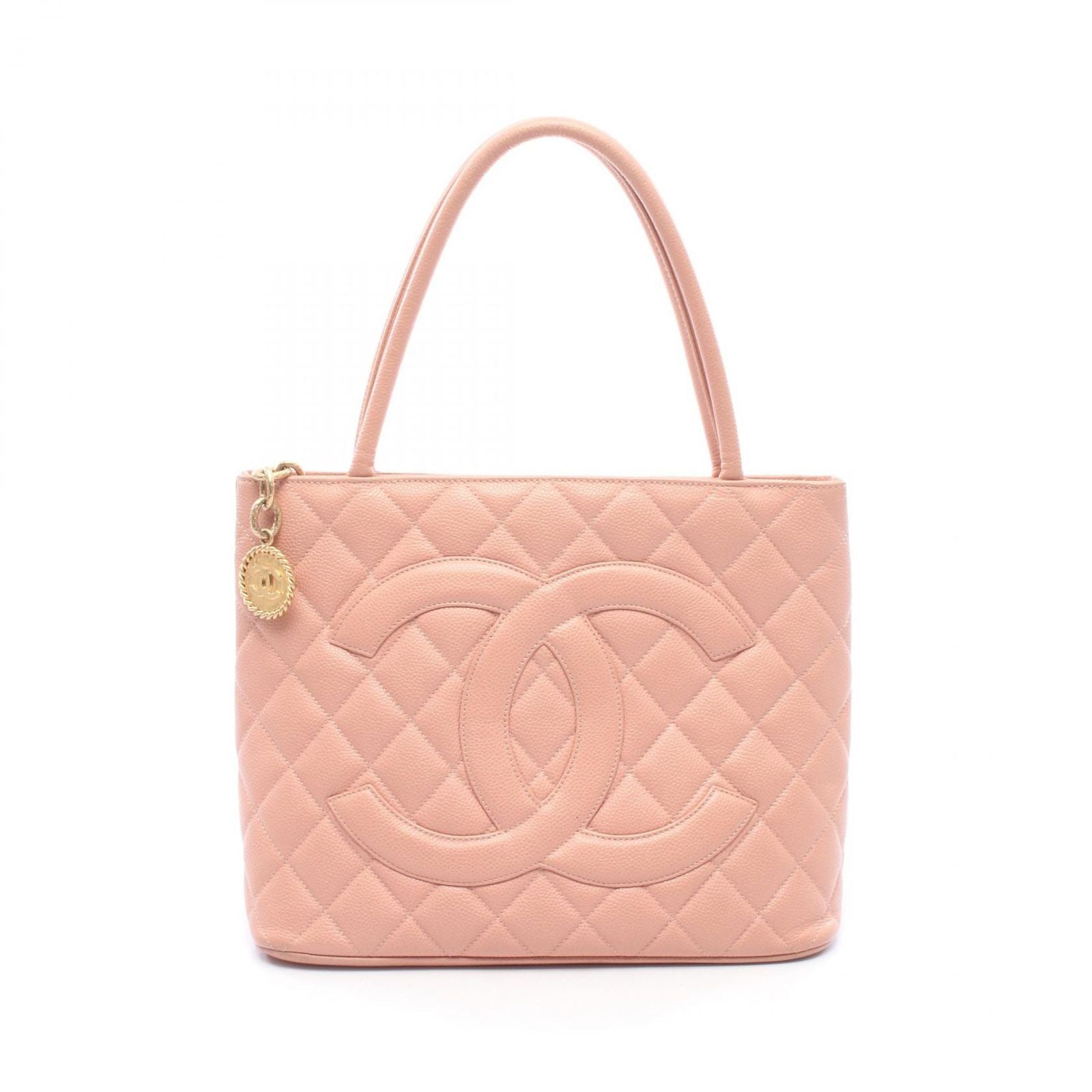 Chanel Tote Medallion ralpink Caviar Leather