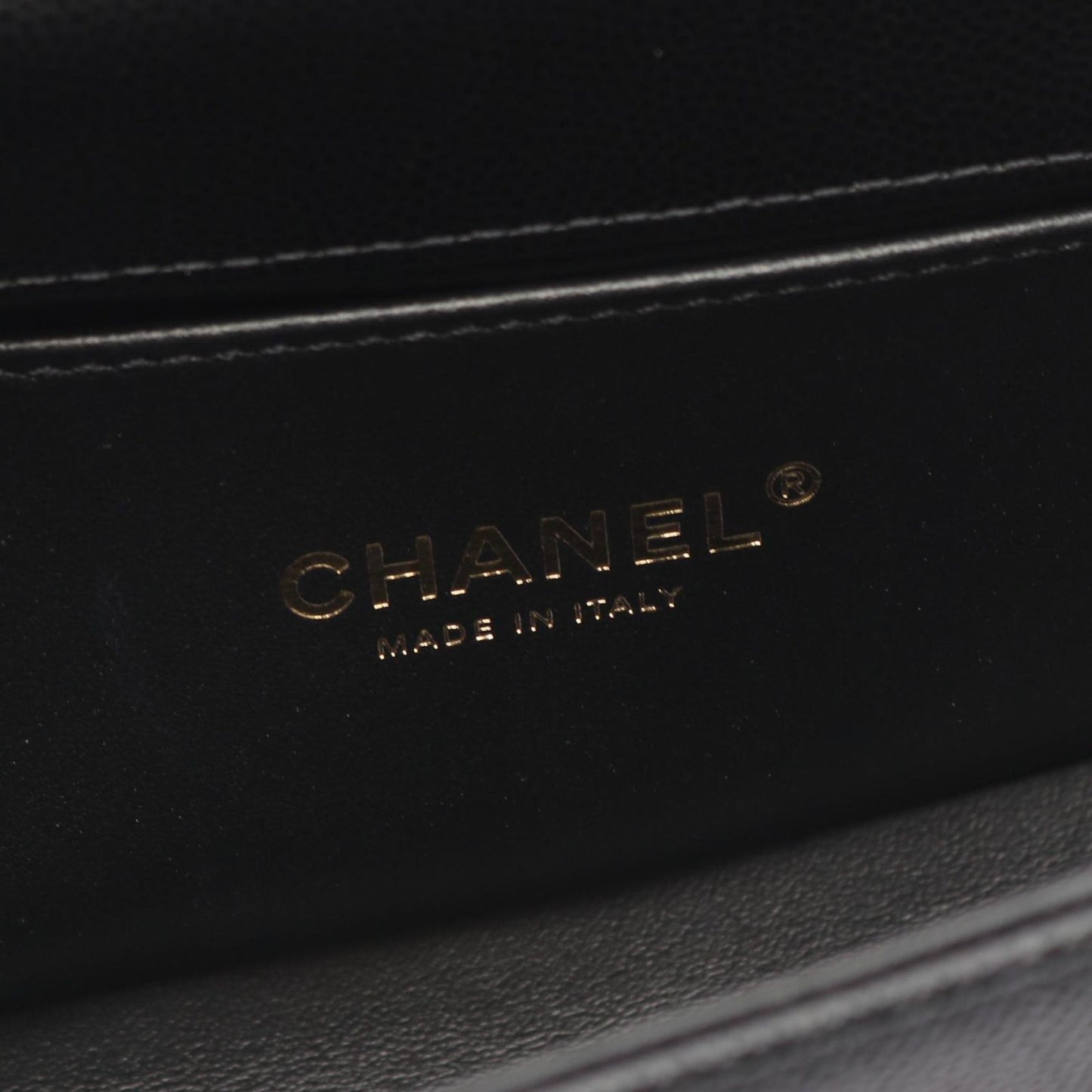 Chanel Shoulder Bag chanel Black Caviar Leather Chain — view 4