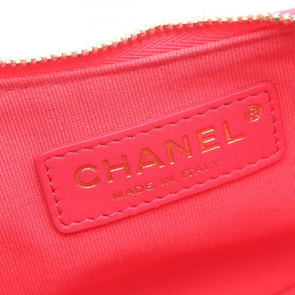 Chanel Shoulder Bag Quilted Small Hobo Fuchsia Pink Lambskin Chain — view 4