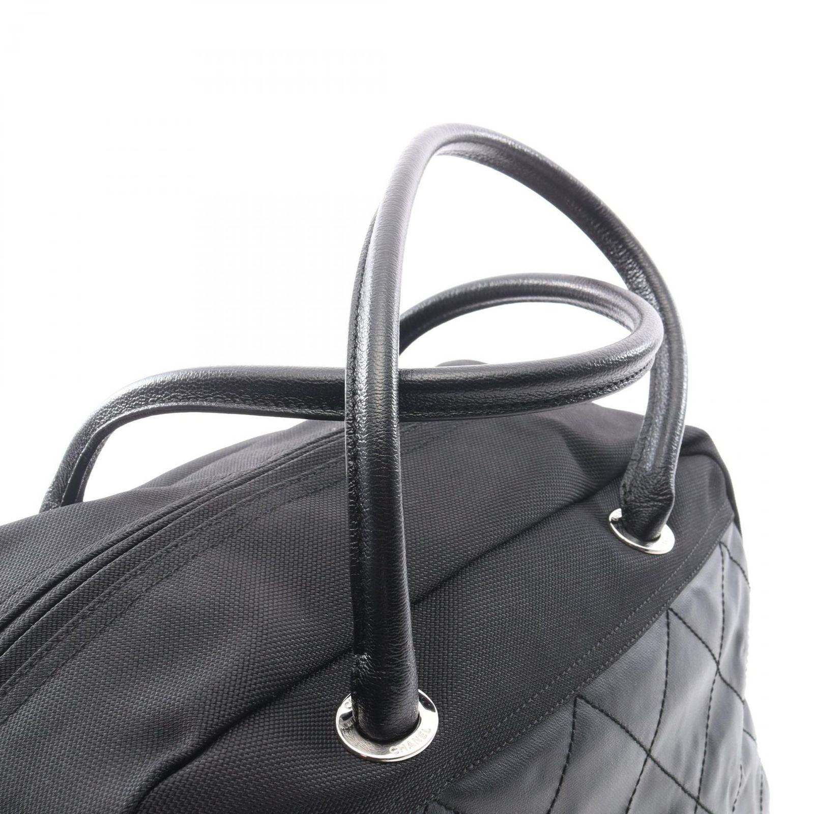 Chanel Boston Bag Paris Biarritz Black — view 8