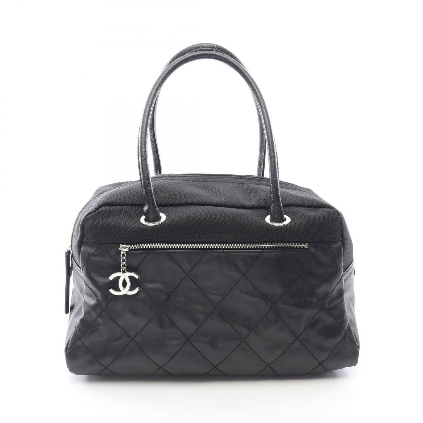 Chanel Boston Bag Paris Biarritz Black