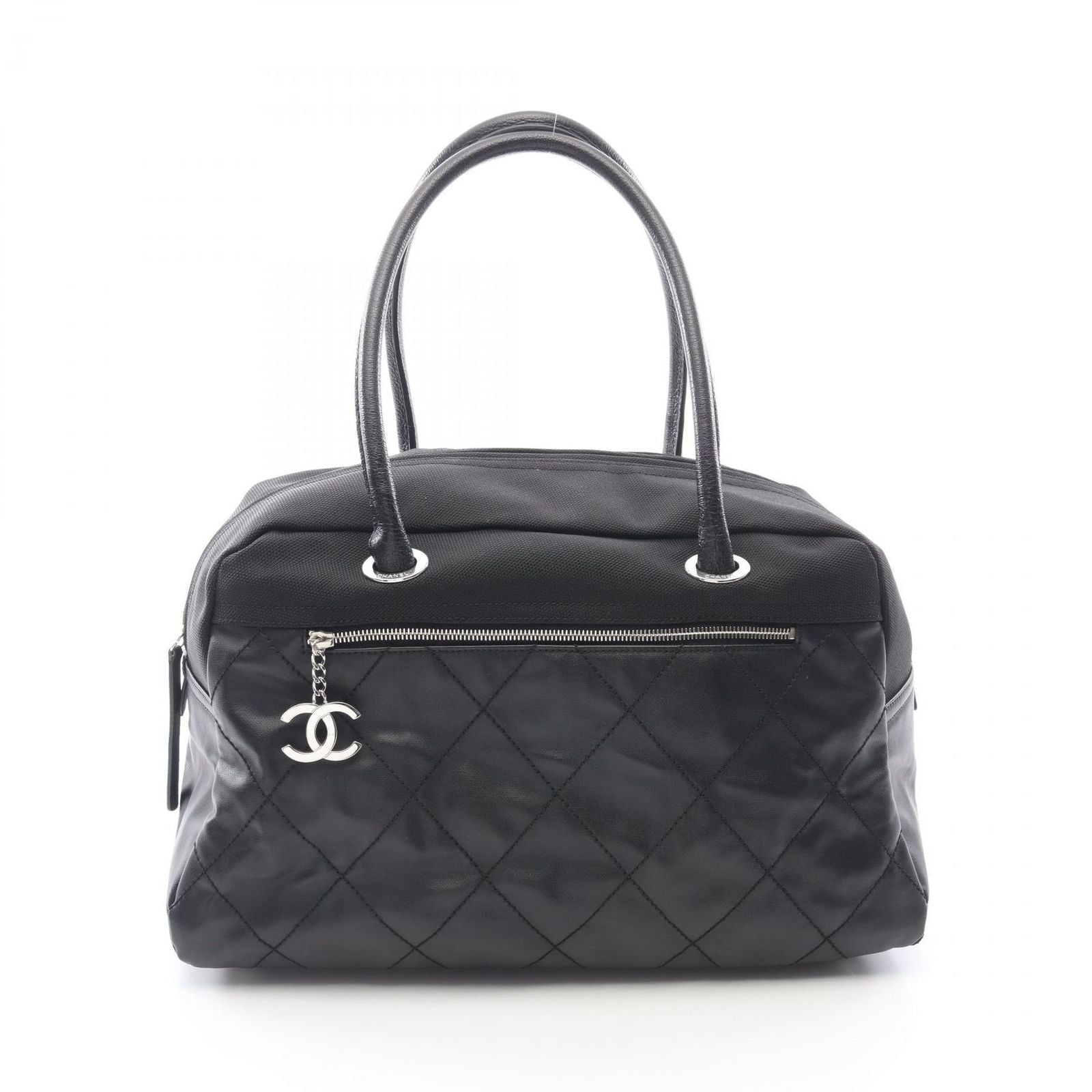 Chanel Boston Bag Paris Biarritz Black