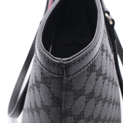 Gucci Tote The Hacker Project Black Canvas Leather — view 6