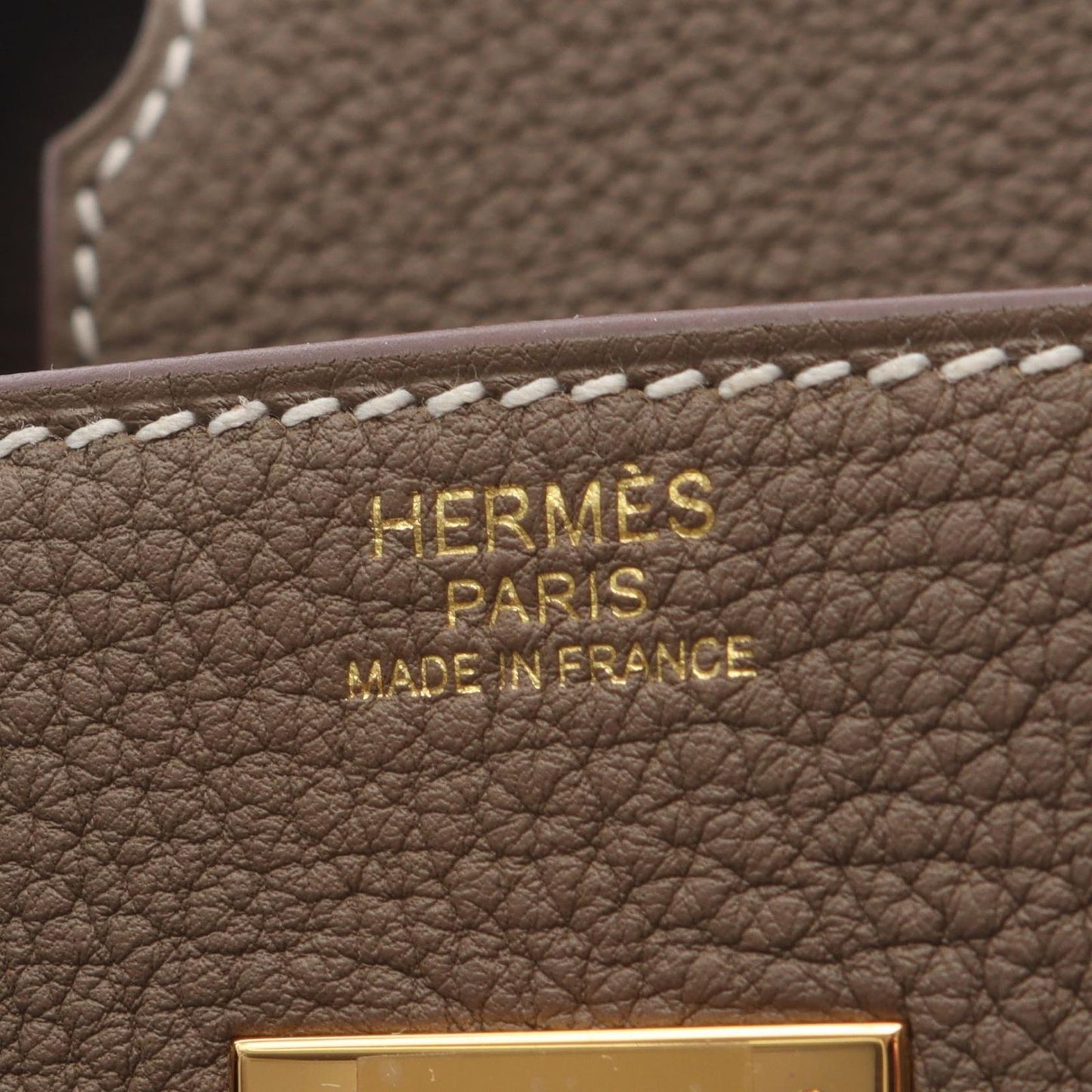 Hermes Handbag Birkin 30 Etoupe Leather — view 4