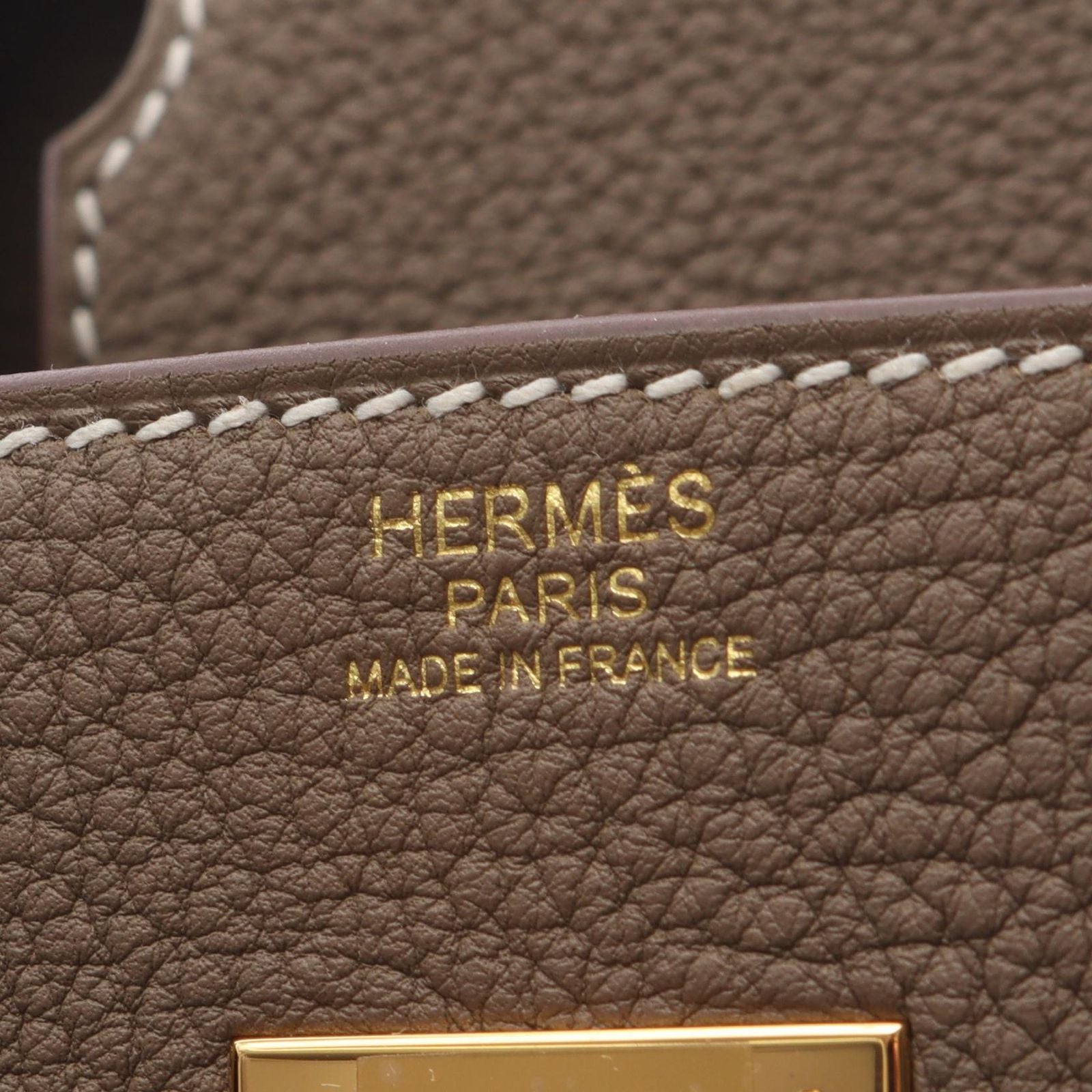 Hermes Handbag Birkin 30 Etoupe Leather — view 4