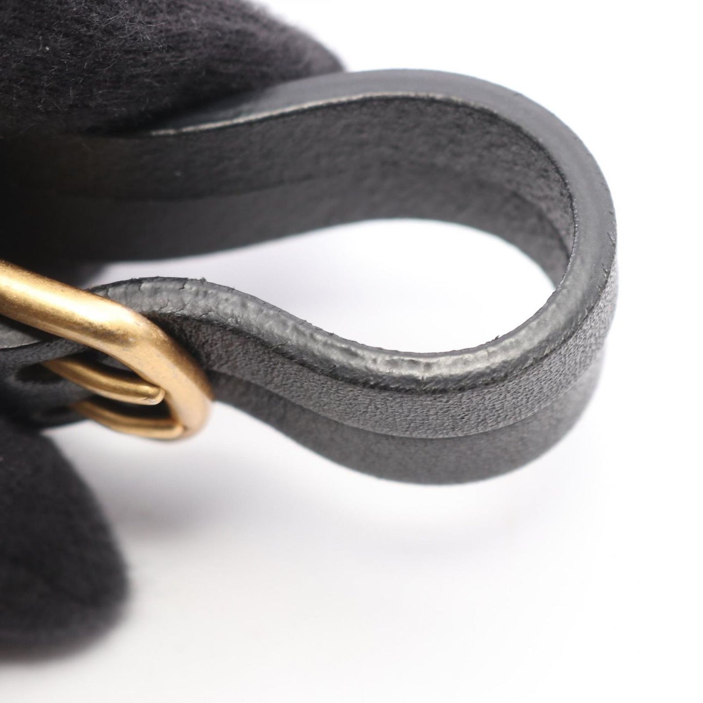Chanel Shoulder Bag Quilted Black Leather Flap — view 9