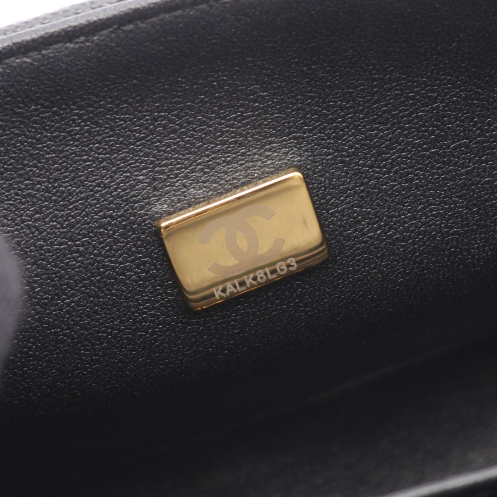 Chanel Shoulder Bag Black Caviar Leather Chain — view 5