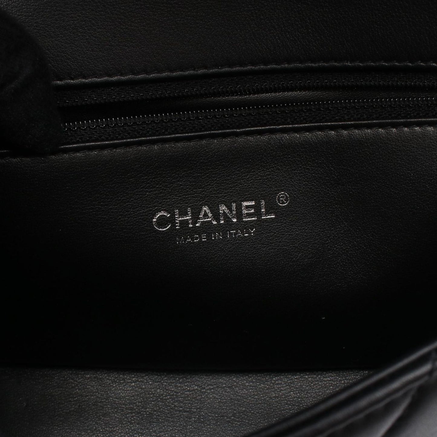 Chanel Shoulder Bag Quilted Black Leather Chain — view 4