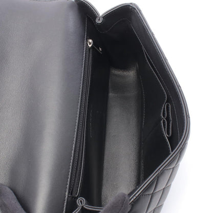 Chanel Shoulder Bag Quilted Black Leather Chain — view 3