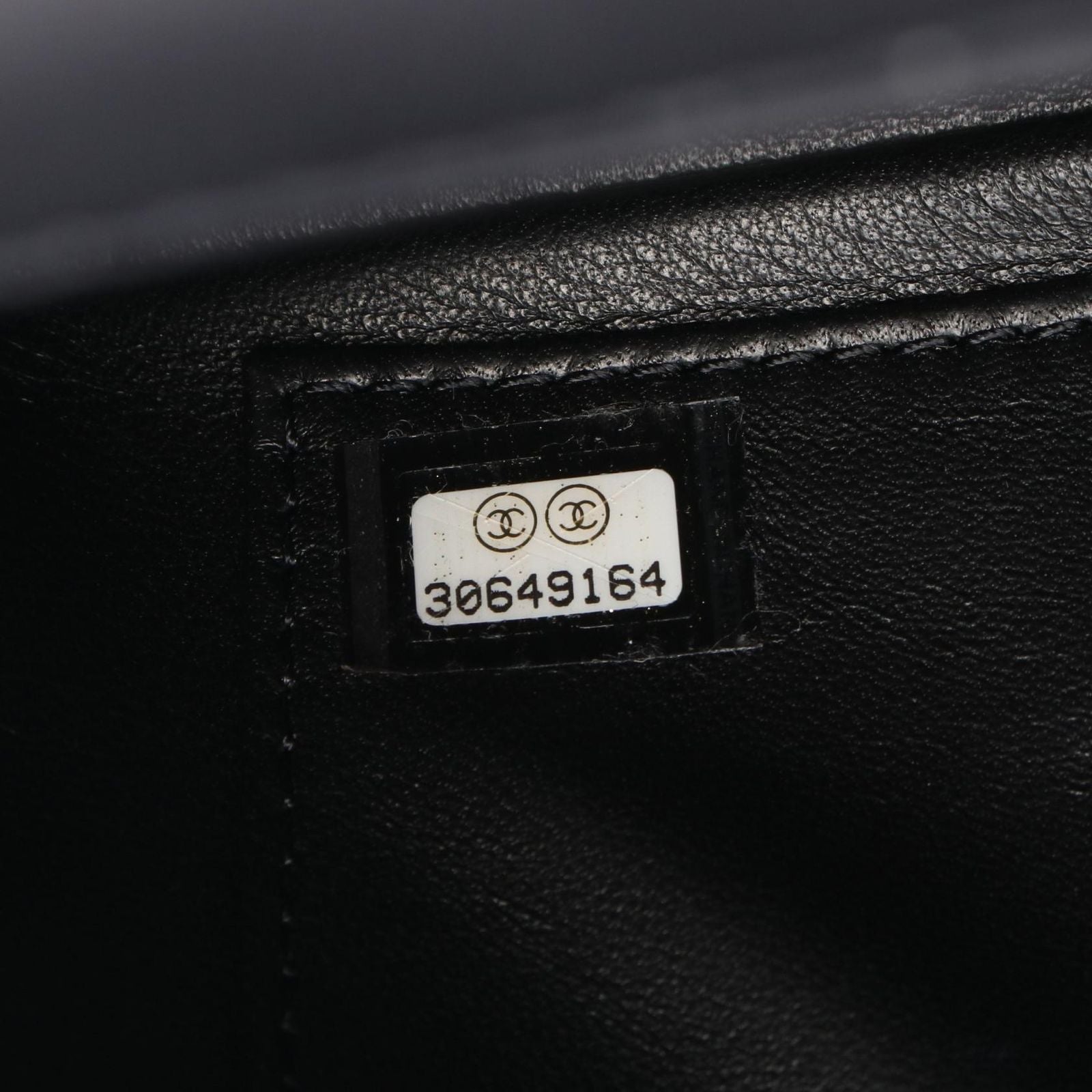 Chanel Shoulder Bag Quilted Black Leather Chain — view 5