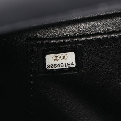 Chanel Shoulder Bag Quilted Black Leather Chain — view 5