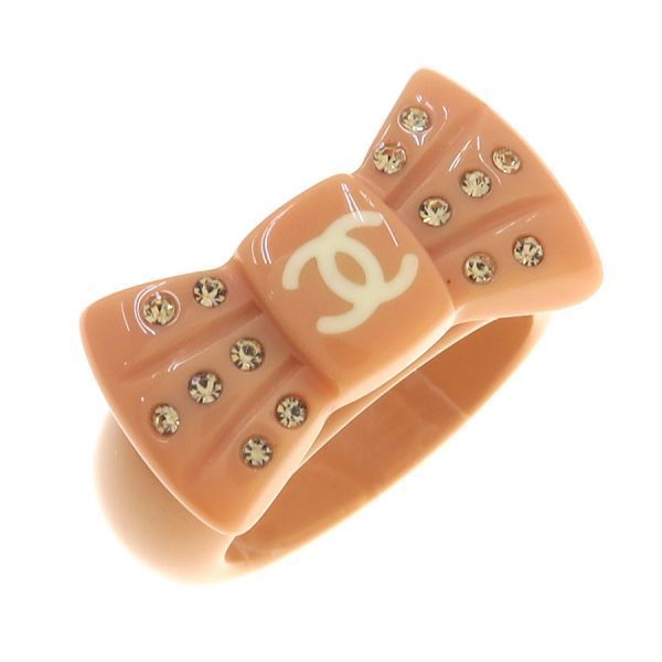 Chanel Ribbon Ring Orange — view 5