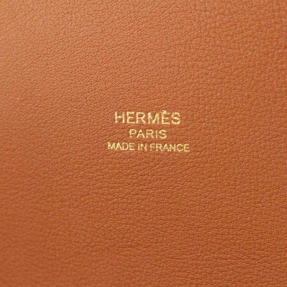 Hermes Veau Epsom Bolide Gold 2-Way Shoulder Handbag 30 Brown — view 7