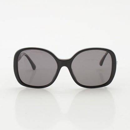 Chanel Polarized Side Chain Motif Sunglasses Eyewear Black — view 2
