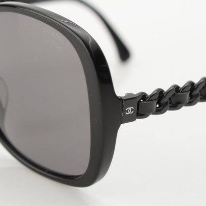 Chanel Polarized Side Chain Motif Sunglasses Eyewear Black — view 7
