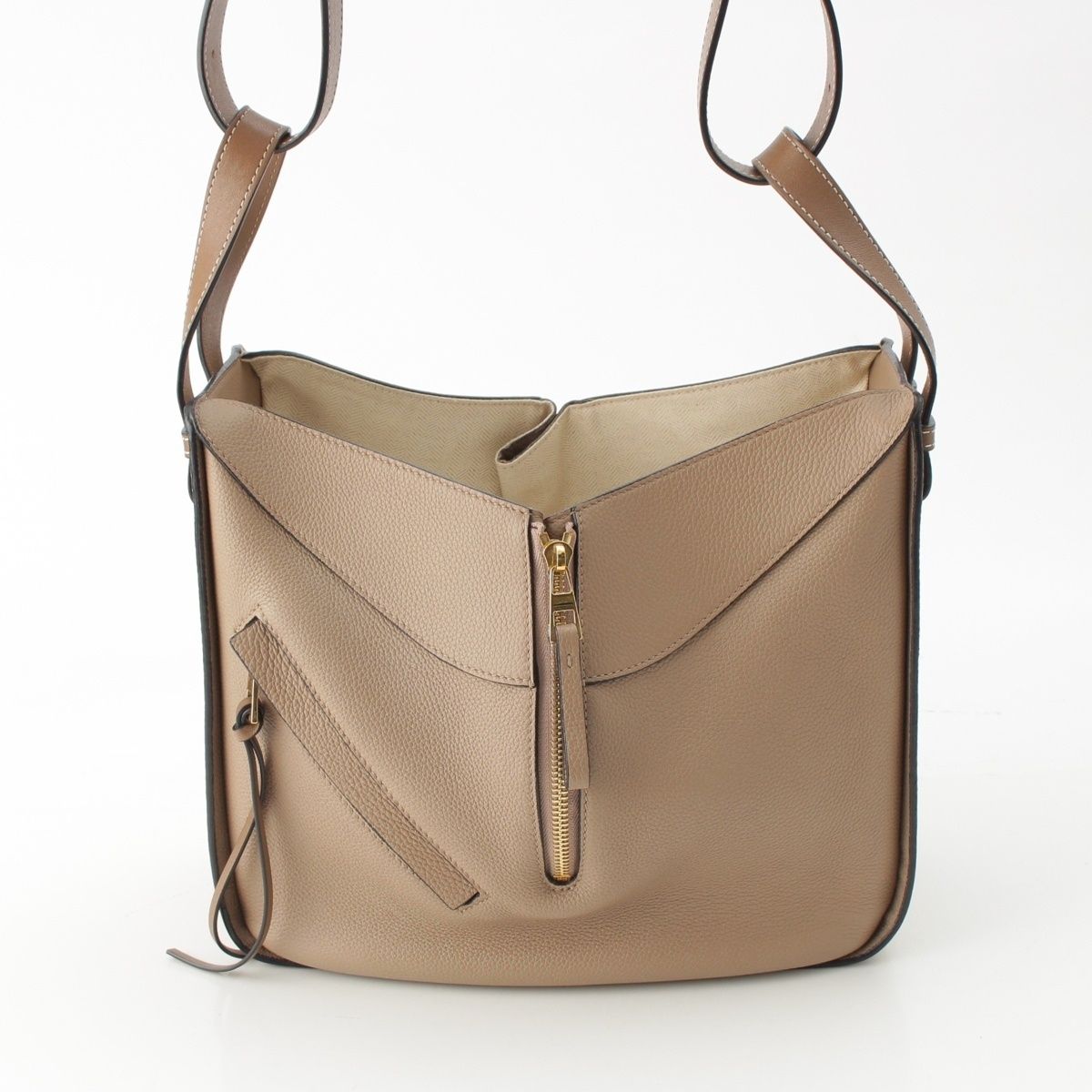 Loewe Hammock Small 2-Way Shoulder Handbag Sand — view 4