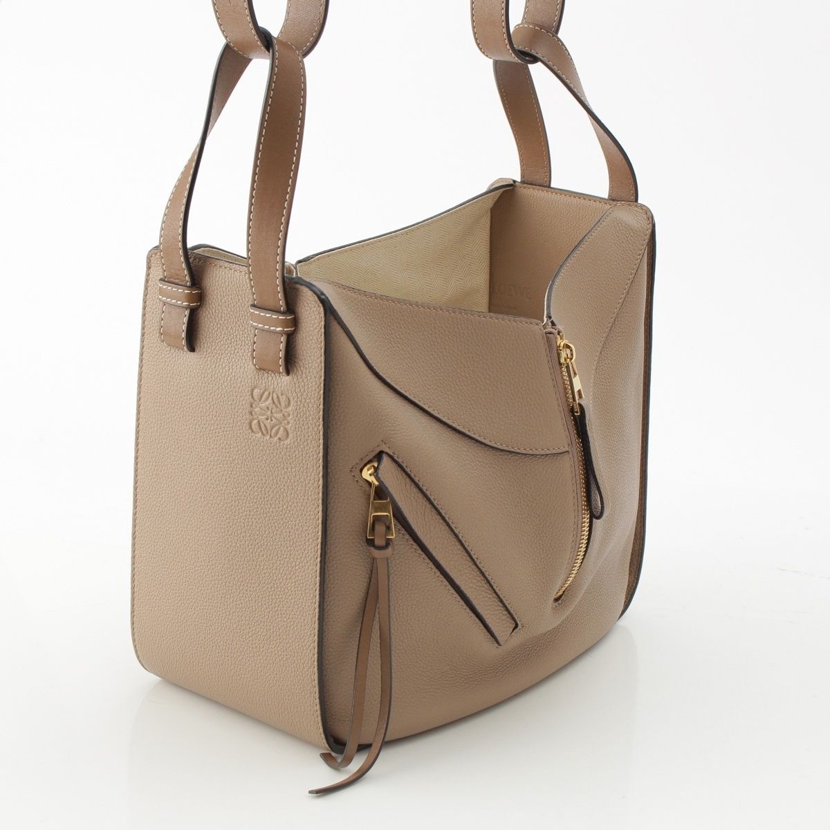 Loewe Hammock Small 2-Way Shoulder Handbag Sand — view 3