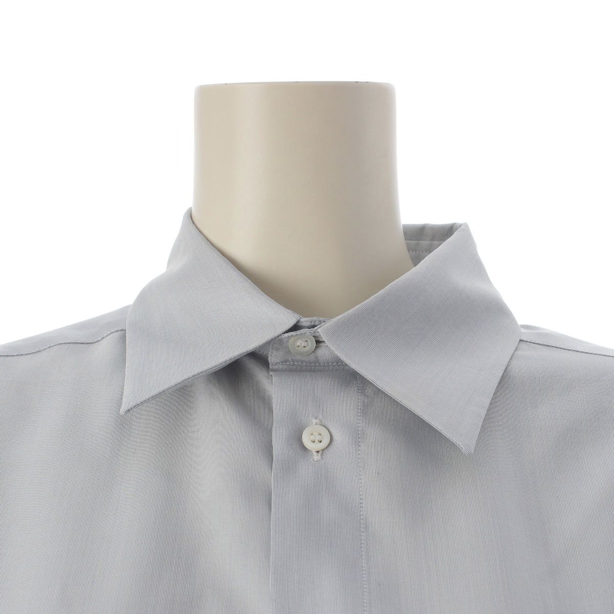 Dior Silk Bee Embroidery Shirt Blouse Top Light Blue 34 — view 5