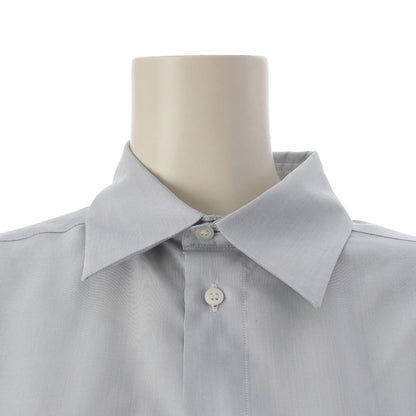 Dior Silk Bee Embroidery Shirt Blouse Top Light Blue 34 — view 5
