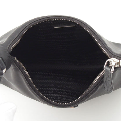 Prada Re Edition Nylon Leather Tessuto Shoulder Bag Black — view 6