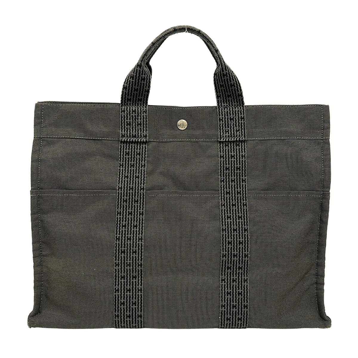 Hermes Tote Her Line Gray Vintage