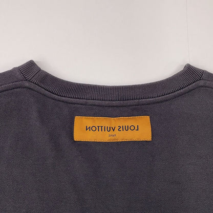 Louis Vuitton Tce Charcoal LV Vegeture Lace Embroidery T-Shirt — view 8