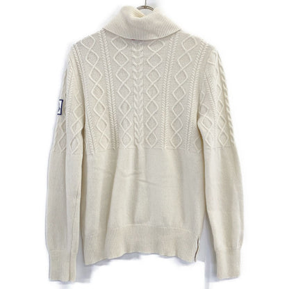 Moncler Gum Blue Wool Turtleneck Sweater — view 2