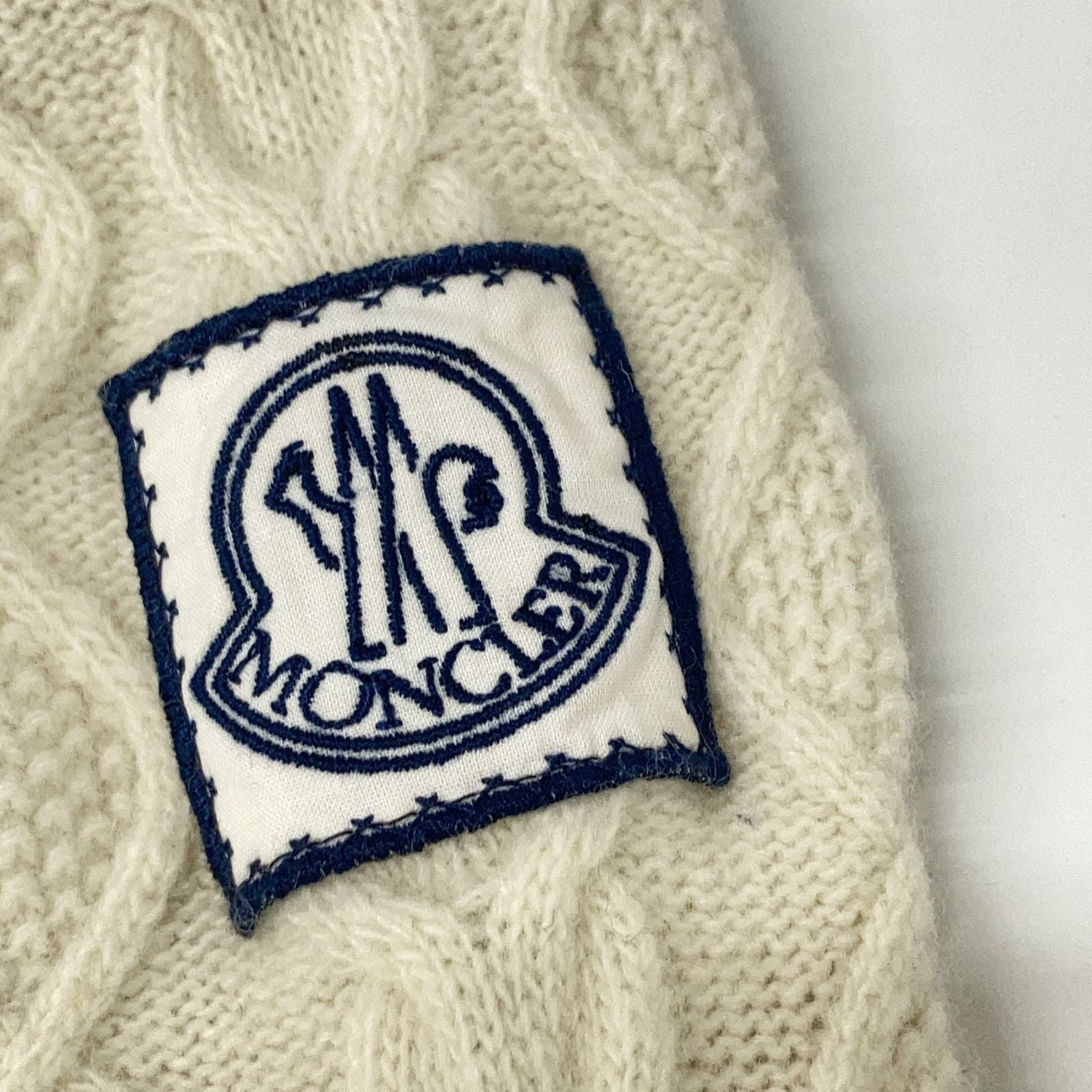 Moncler Gum Blue Wool Turtleneck Sweater — view 7