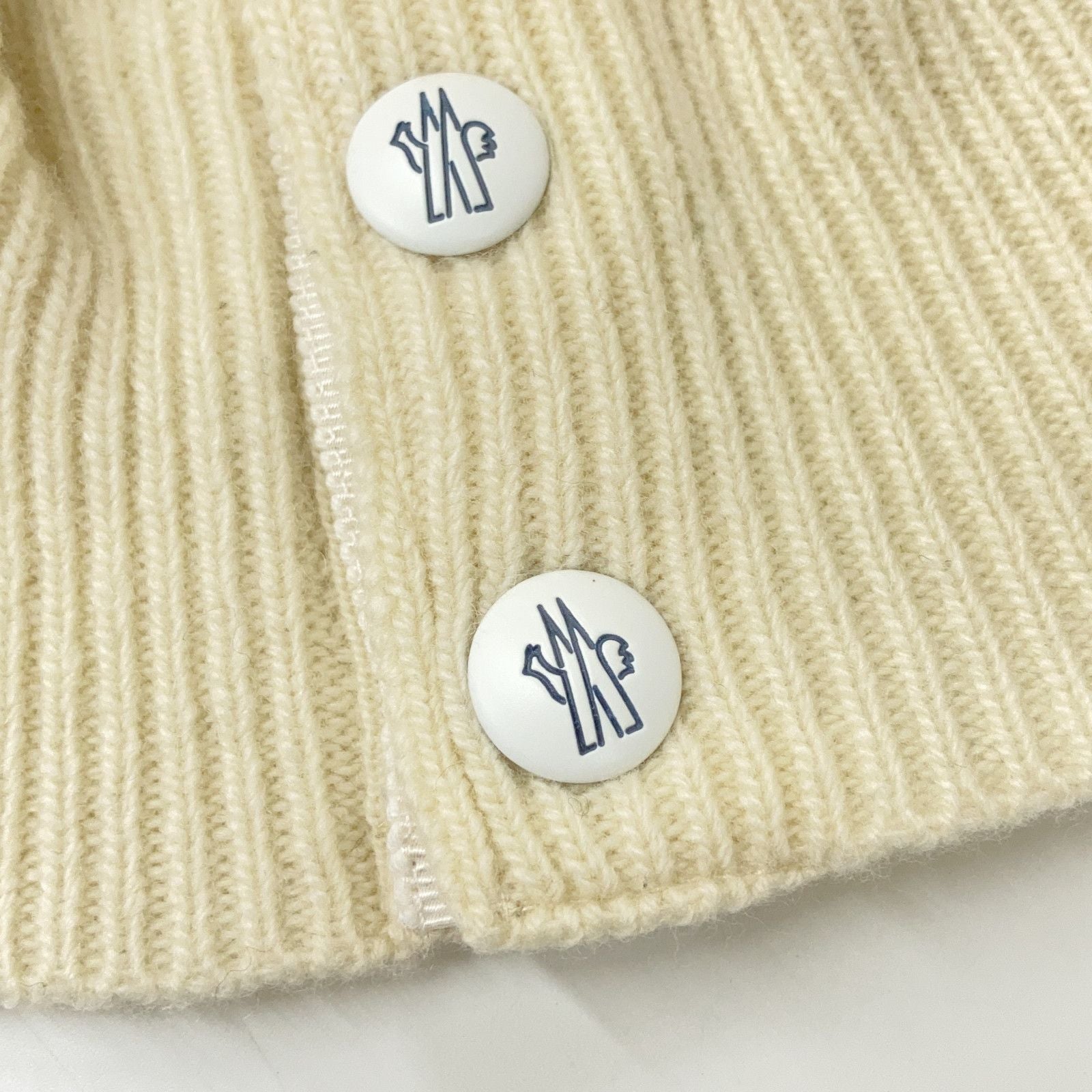 Moncler Gum Blue Wool Turtleneck Sweater — view 6