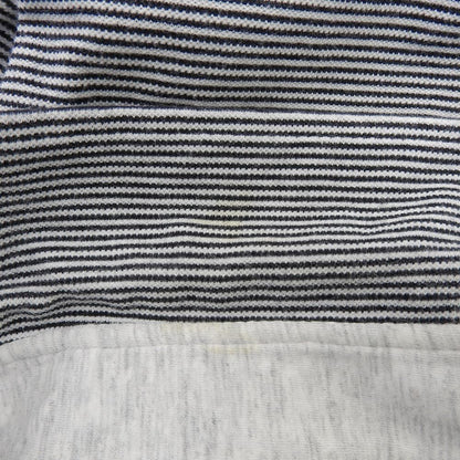 Brunello Cucinelli Cotton Border Polo Shirt Top White Black XS — view 5