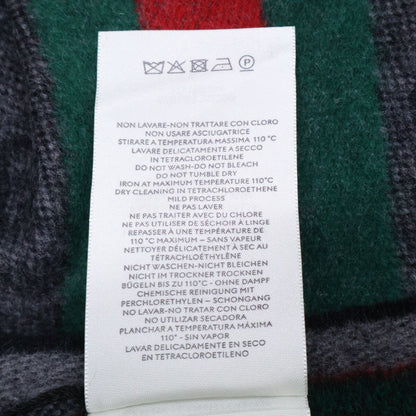 Gucci GG Pattern Sherry Line Wool Fringe Scarf — view 6