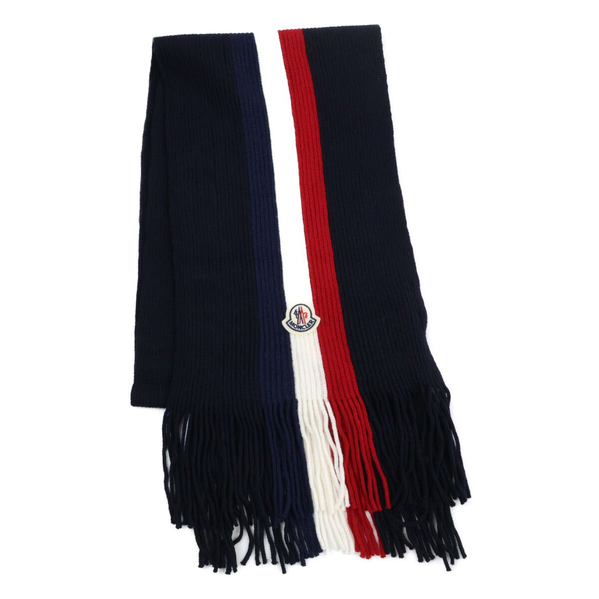 Moncler Sciarpa Wool Tricolor Scarf
