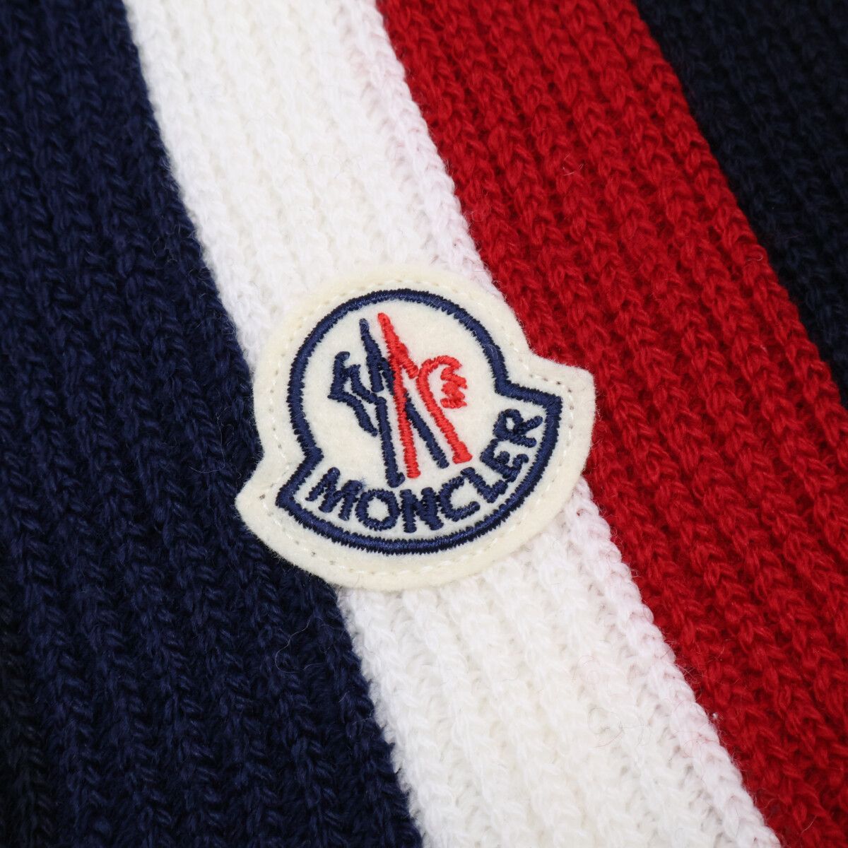 Moncler Sciarpa Wool Tricolor Scarf — view 4