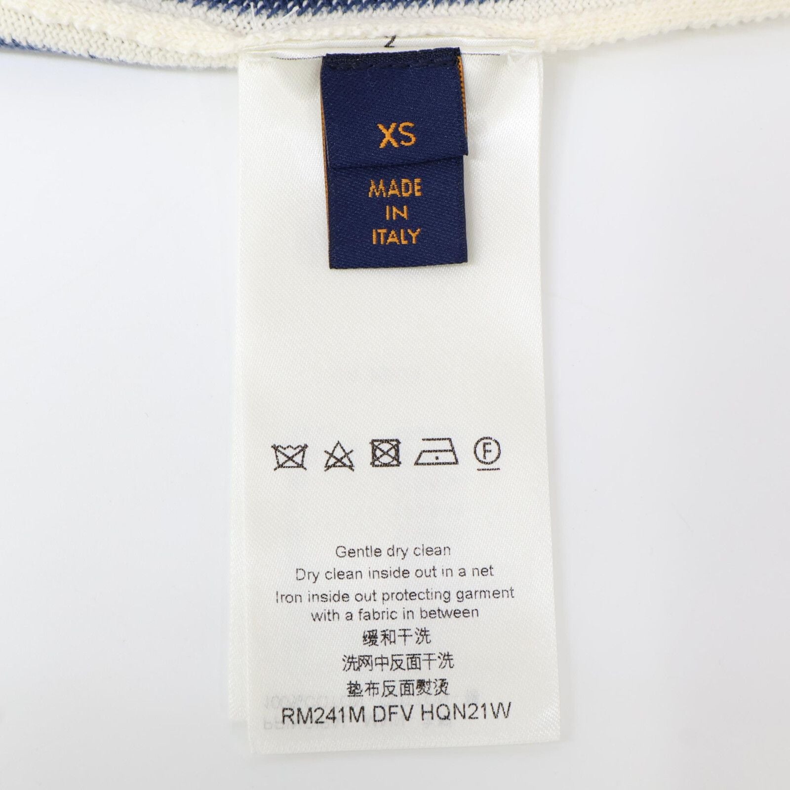Louis Vuitton Dfv Logo Short Sleeve Knit Top XS Sweater — view 5