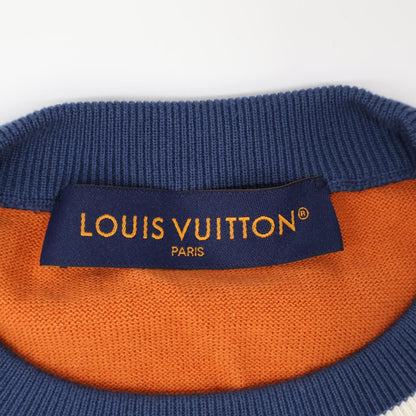 Louis Vuitton Dfv Logo Short Sleeve Knit Top XS Sweater — view 4