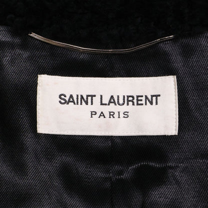 Saint Laurent Paris Shearling Center Vent Che Star 46 Jacket — view 5