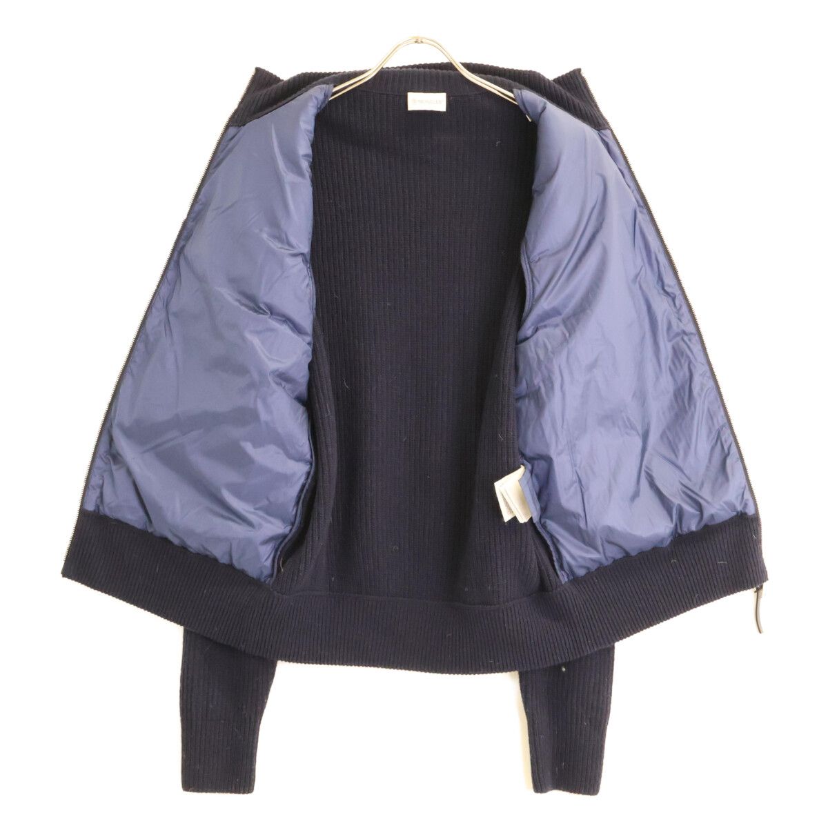Moncler Tricot Cardigan Knit Contrast Corduroy Down Jacket — view 4