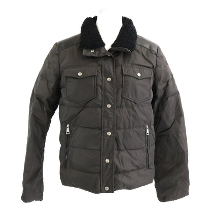 Moncler Eirene Collar Fleece Down Jacket