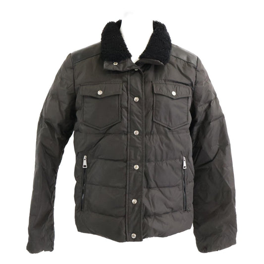 Moncler Eirene Collar Fleece Down Jacket