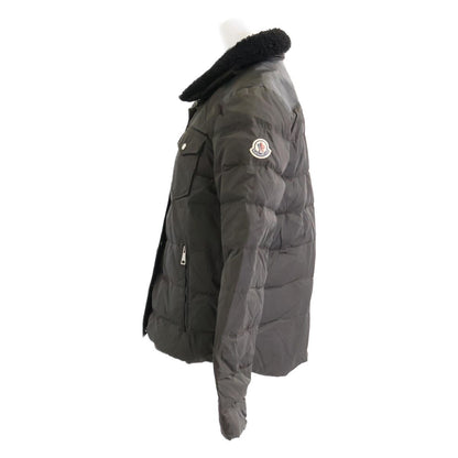 Moncler Eirene Collar Fleece Down Jacket — view 2