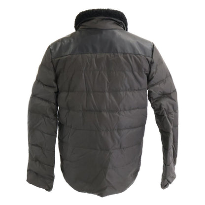 Moncler Eirene Collar Fleece Down Jacket — view 3