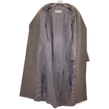 Max Mara Brown Wool 100 Semi Double Long Coat 36 — view 3