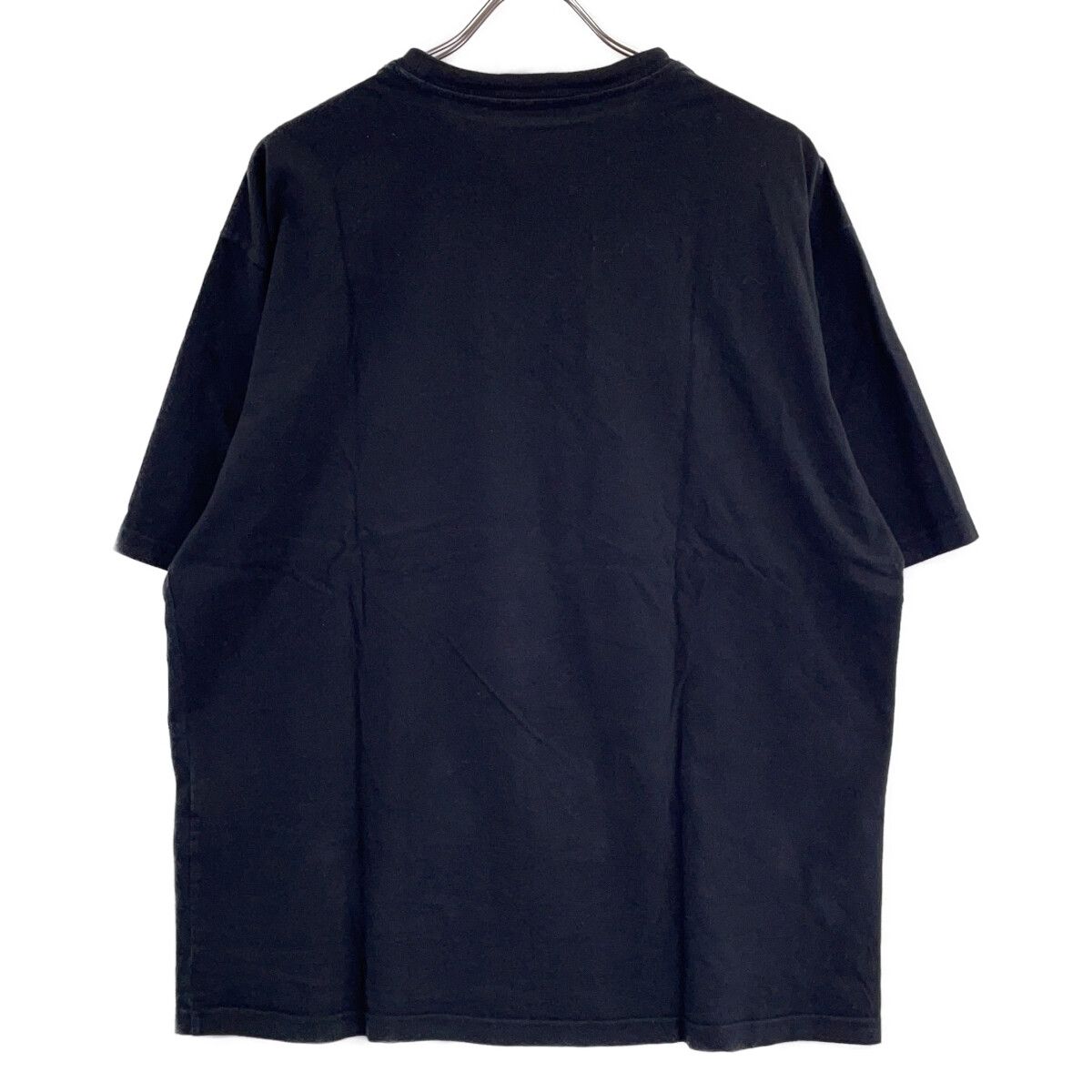 Balenciaga Black Lowercase Logo Short Sleeve T-Shirt — view 2
