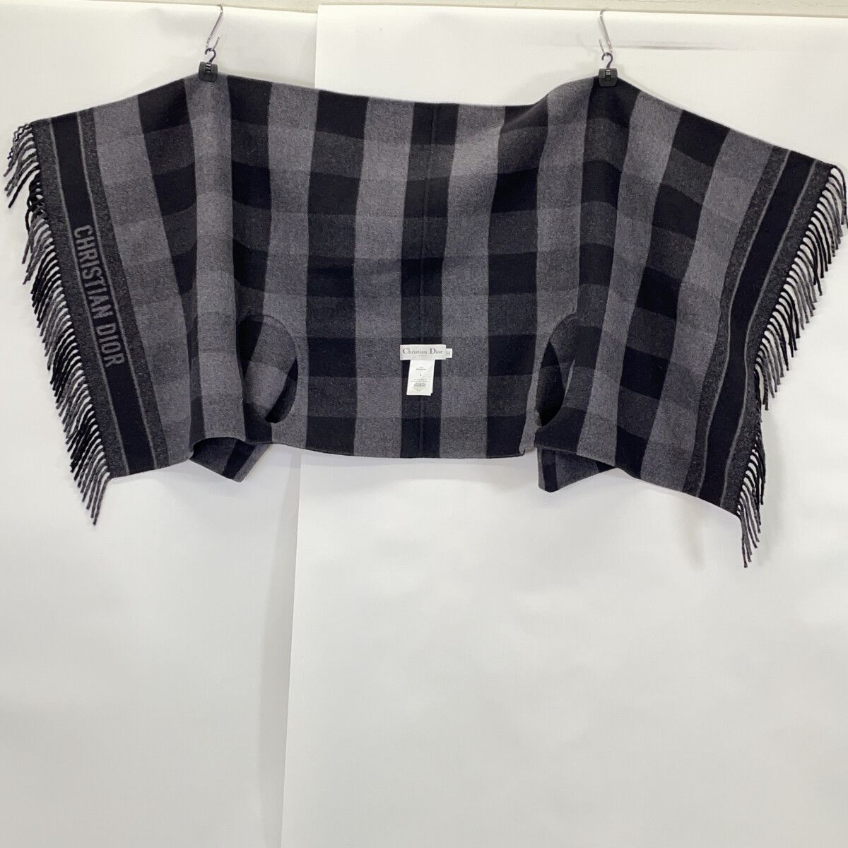 Dior Black Gray Shawl Jacket — view 2