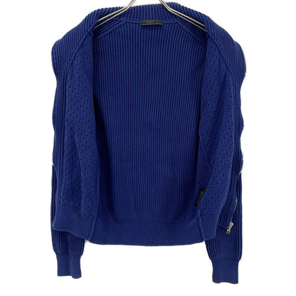 Prada Blue Cotton Drivers Knit 44 Sweater — view 3
